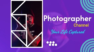 шапка в ютуб для фотографов