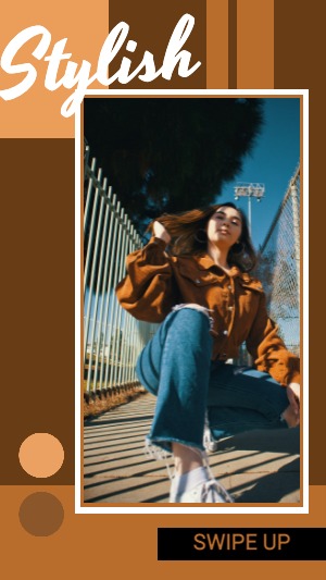 сторис в инстаграм: стильный наряд