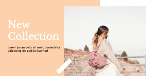 реклама в соцсеть, розовая сумка